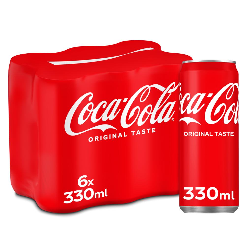 Opname peddelen Renovatie Coca-Cola Original blik 6 x 33cl | Prik&Tik