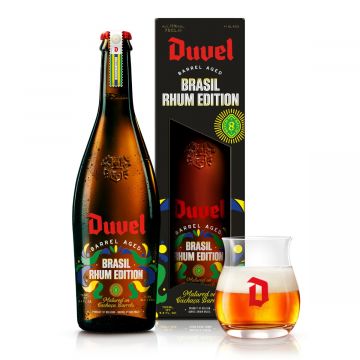 Duvel Barrel Aged - Nr. 8 the Brasil Rhum Edition fles 75cl + glas