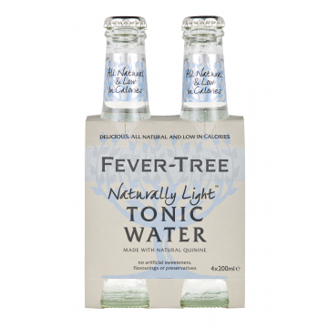 Fever Tree Refreshingly Light Tonic Water clip 4 x 20cl
