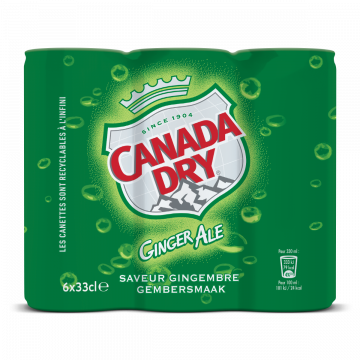Canada Dry blik 6 x 33cl
