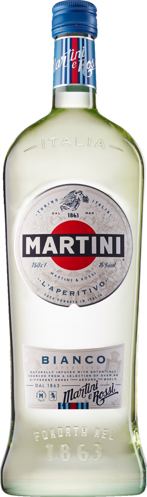 Vorming Bedenk Foto Martini Bianco fles 1,5l | Prik&Tik